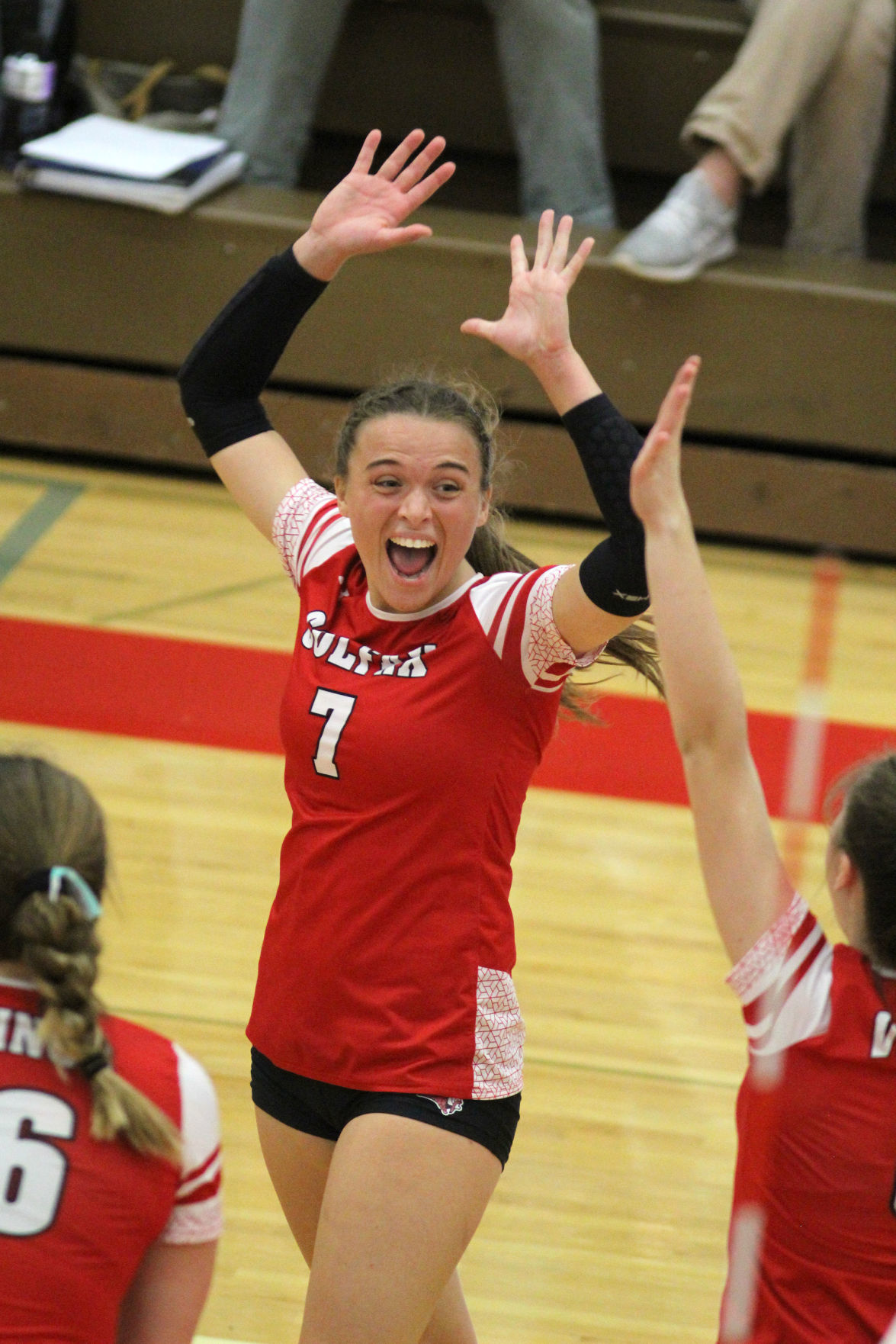 Cameron at Colfax volleyball regionals 10-24-19